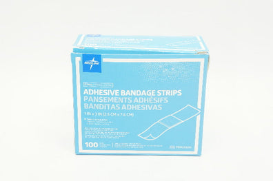 Medline PRM25600 Adhesive Bandage Strips 1 inch x 3 inch - Box of 96
